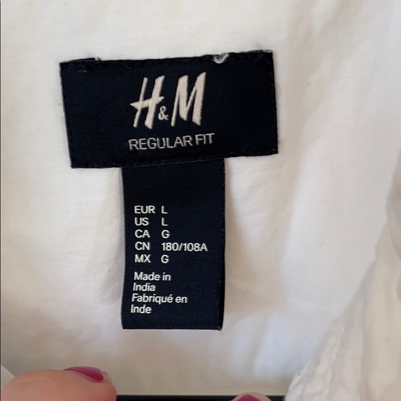men’s white shirt H&M - Picture 2 of 3